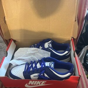 Nike Blue and White Sneakers